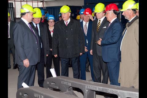 Russian Railways President Vladimir Yakunin attended the official launch of Railway Casted Components.